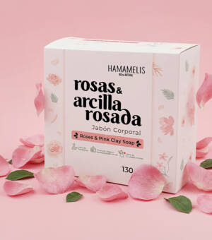 Jabón de Rosas Arcilla Rosada