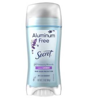 Desodorante Secret Libre de Aluminio 72HR - Lavanda
