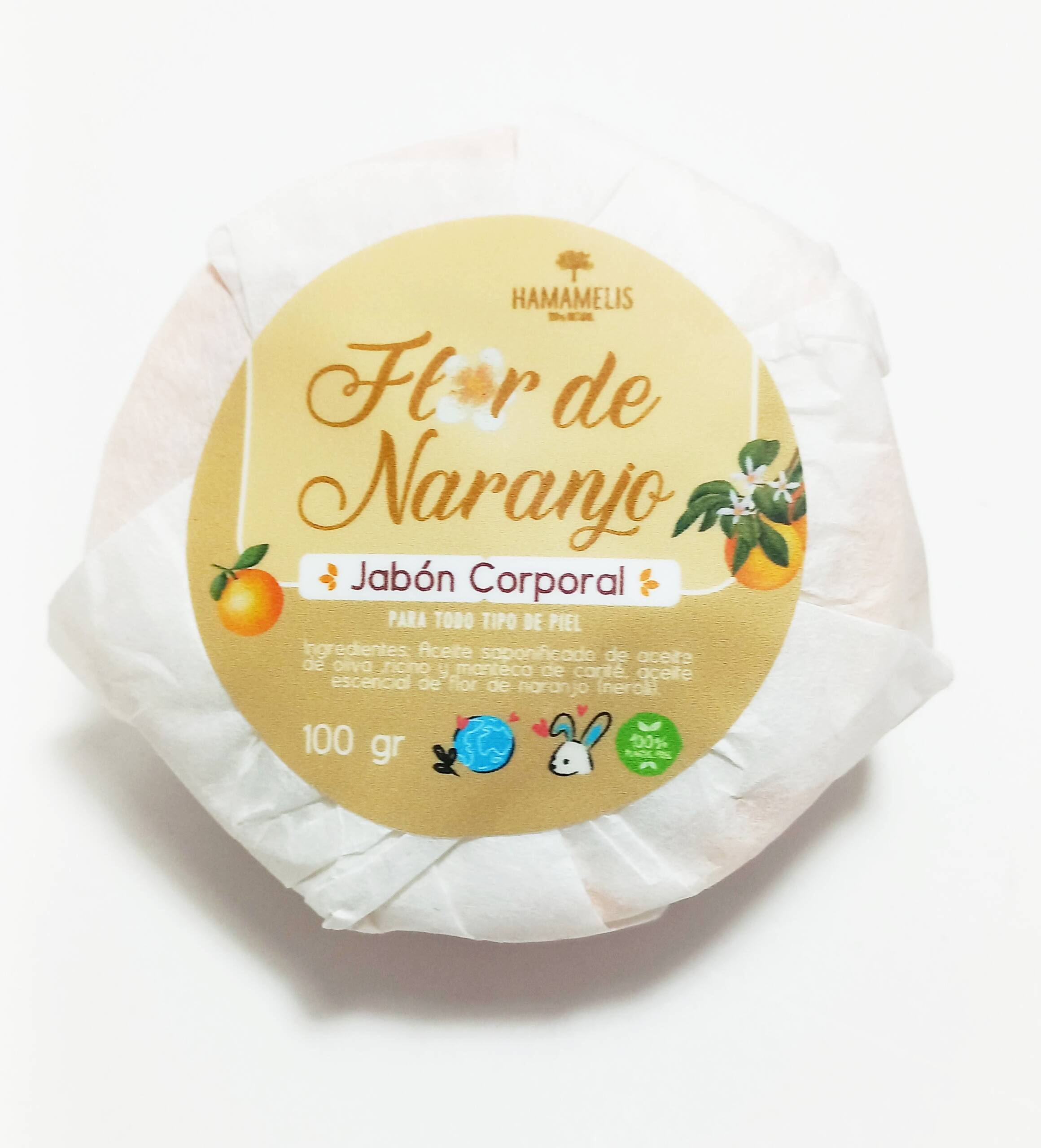 Jabón Corporal de Flor de Naranjo