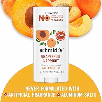 Desodorante Schmidt´s Sin Aluminio – Pomelo & Albaricoque